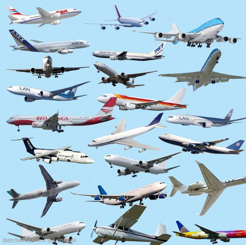 工具多种飞机图片