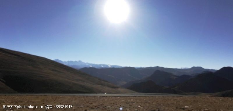 水落石出高山日出风光图片