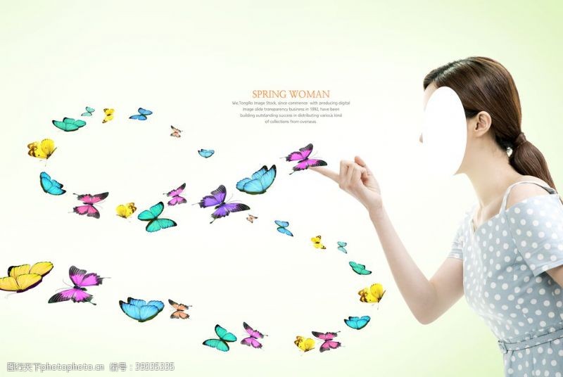 酒楼活动单页韩版模特海报设计图片