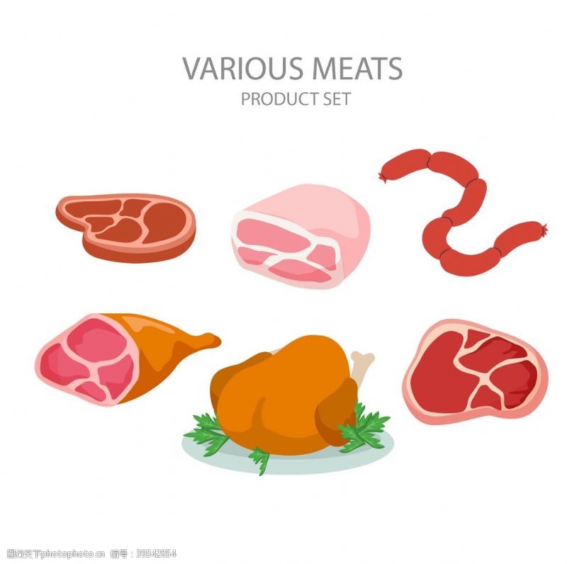 鲜花饼肉肉制品鲜肉食品图片