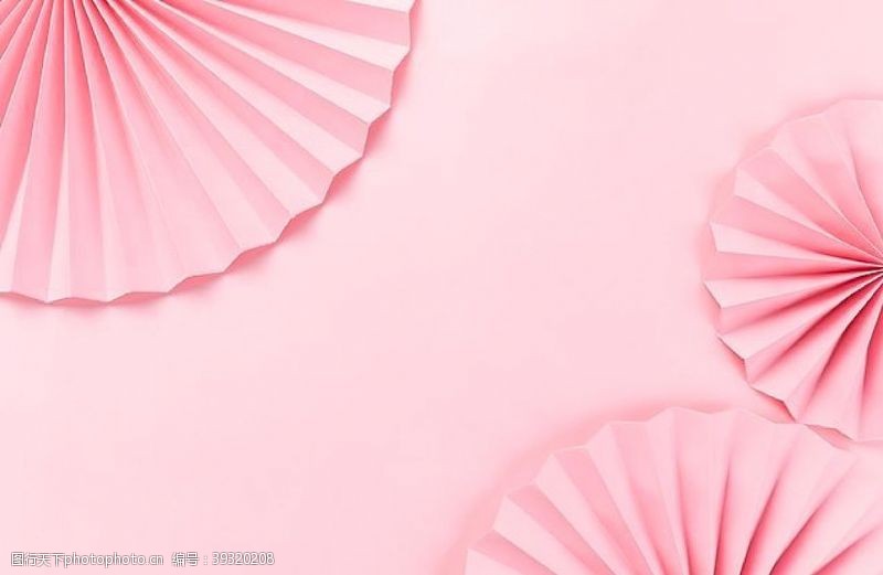 粉色画册底图伞状图片