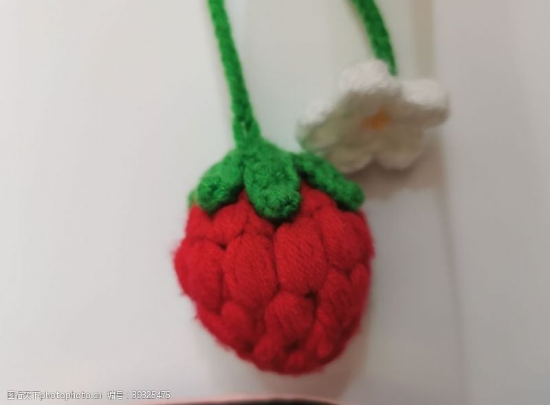 工作手工编织草莓图片