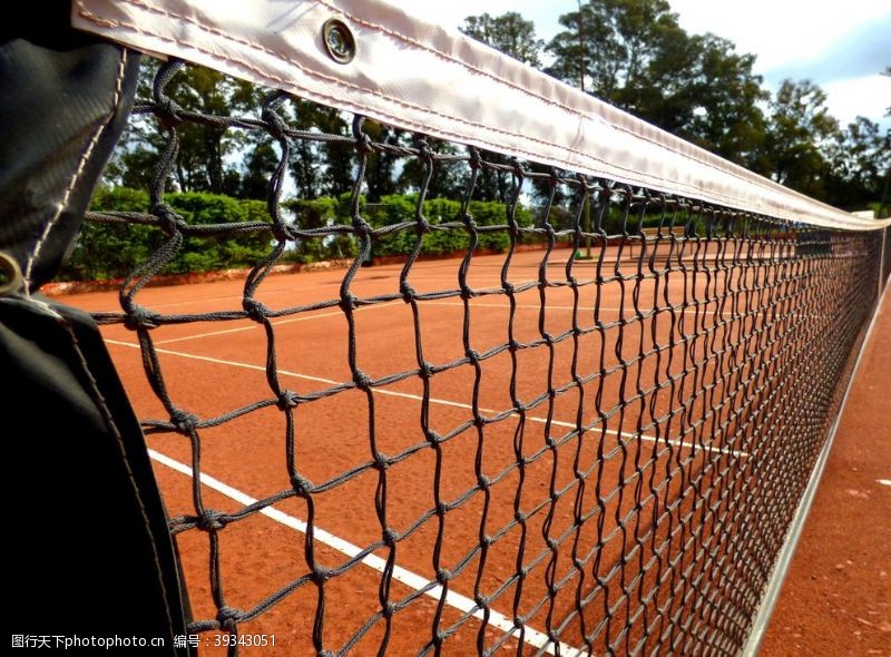赛场竞技网球网图片
