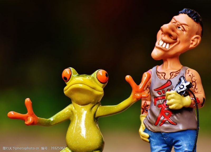 创意玩偶背景玩具青蛙图片