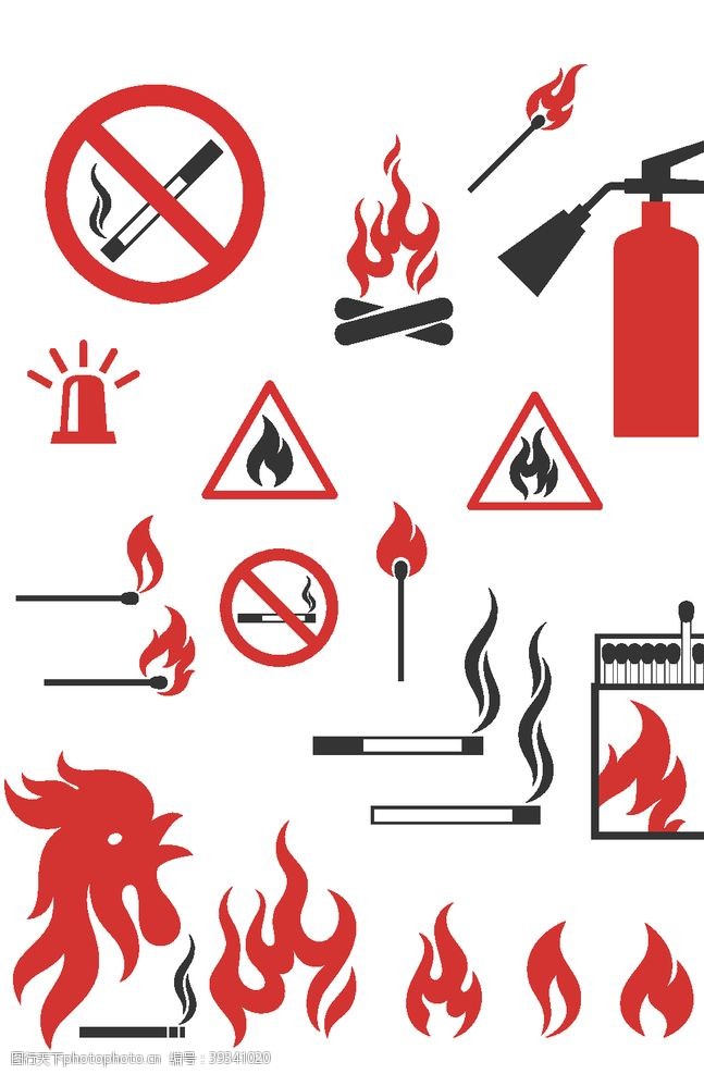 消防水带消防标识图标图片