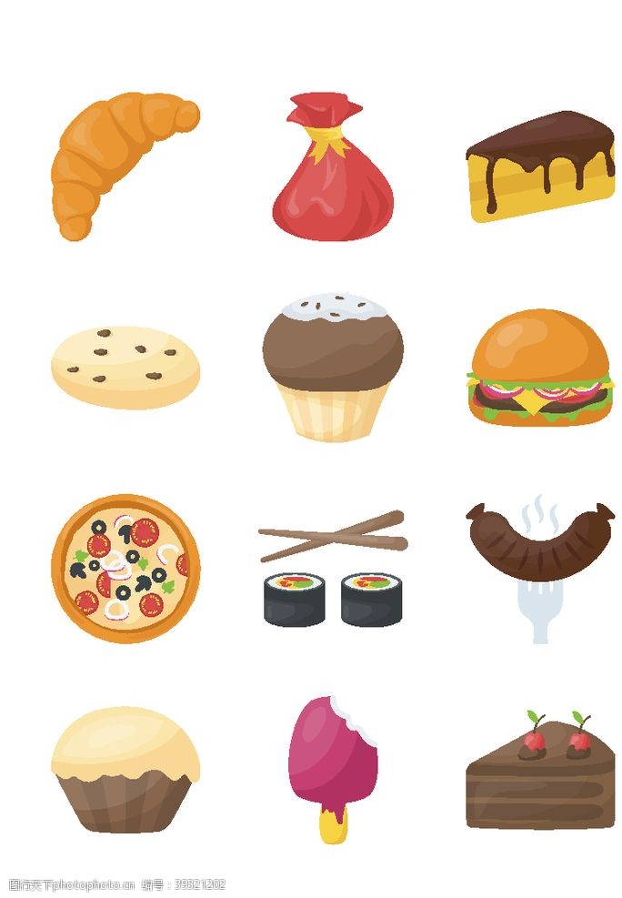 菜谱系列饮食图标图片