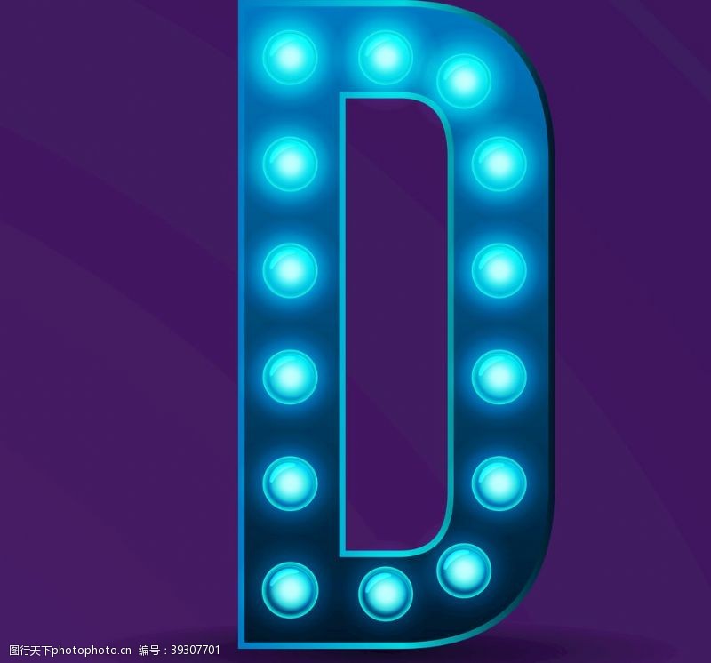 英文标志字母D图片