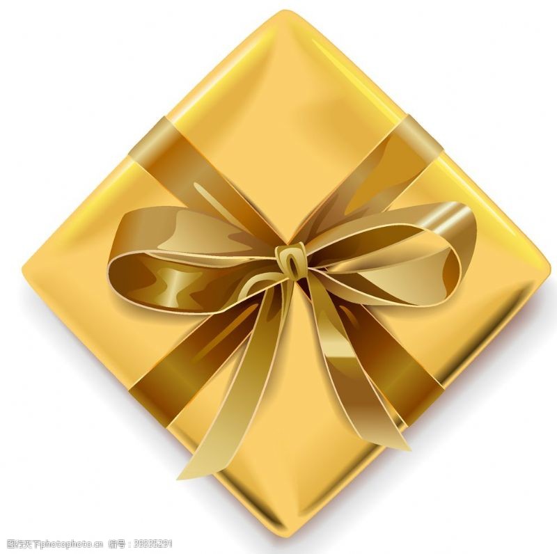 时尚礼物金色礼物礼盒图片