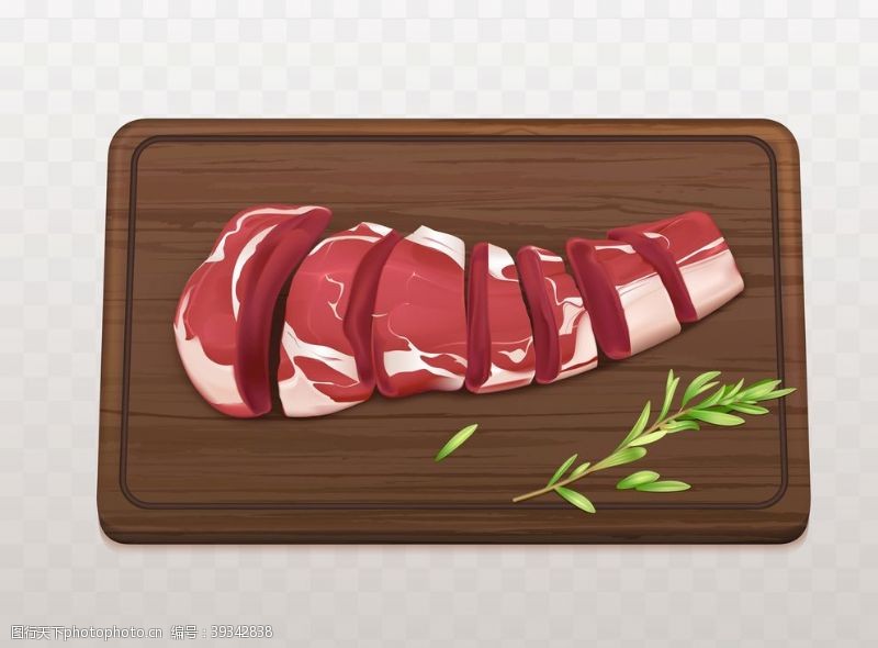 天然水晶肉肉制品鲜肉食品图片
