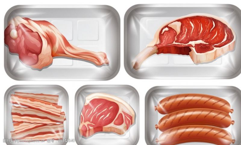 健康肉类肉肉制品鲜肉食品图片
