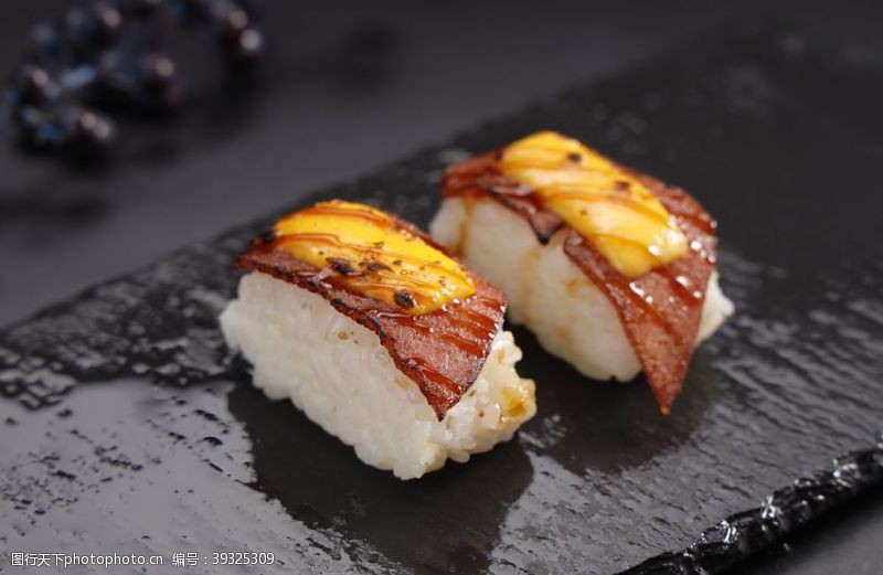 海鲜种类寿司图片