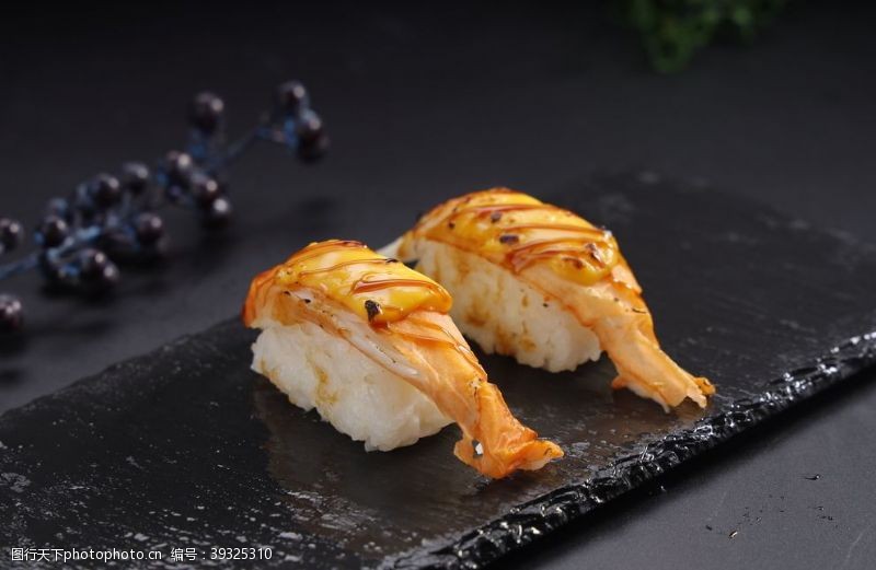 海鲜种类寿司图片