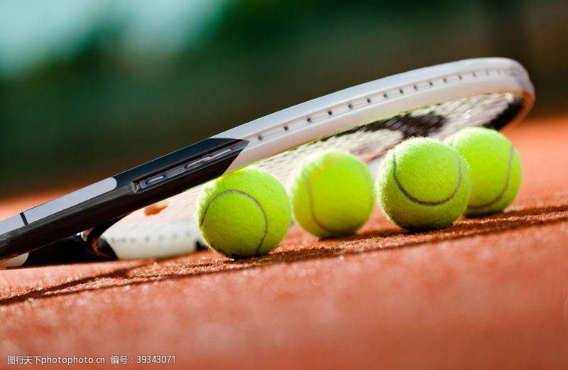 竞技体育网球拍图片