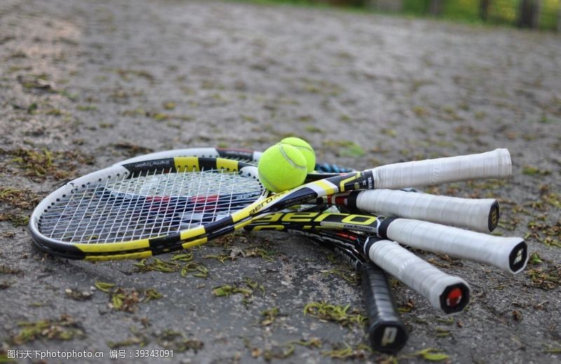 竞技体育网球拍图片