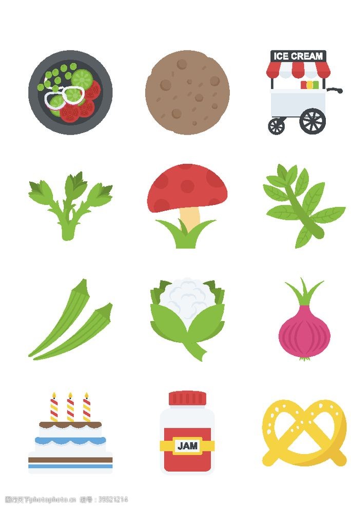 水果蔬菜图标美食饮食图标图片