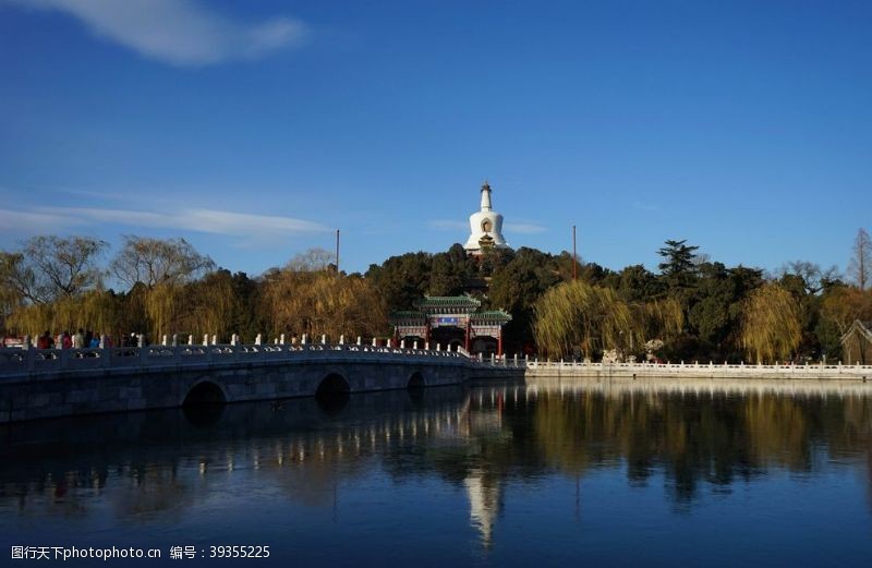 安永北京北海公园永安寺白塔图片