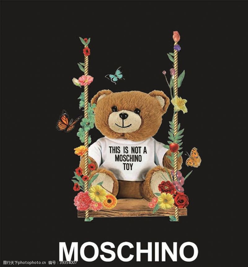 女装设计Moschino小熊图片