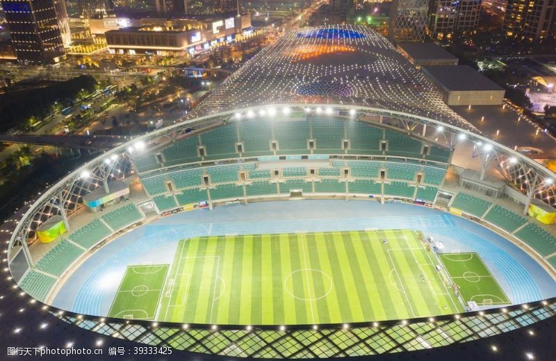 欢乐谷深圳体育中心球场图片