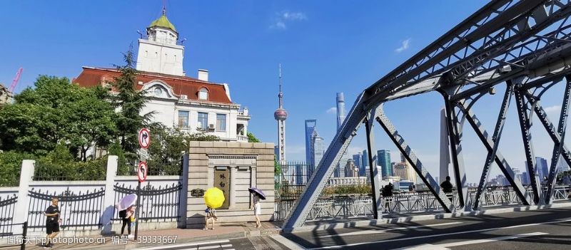 上海地标外白渡桥图片