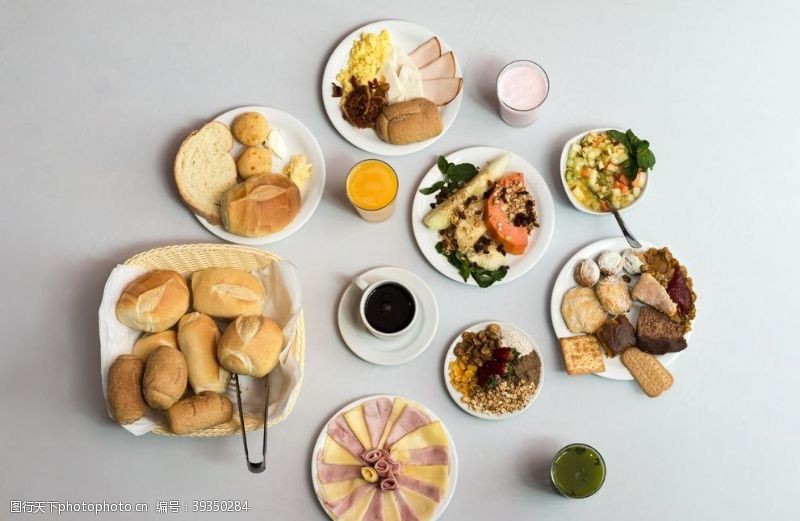蛋包肠海报西式早餐图片