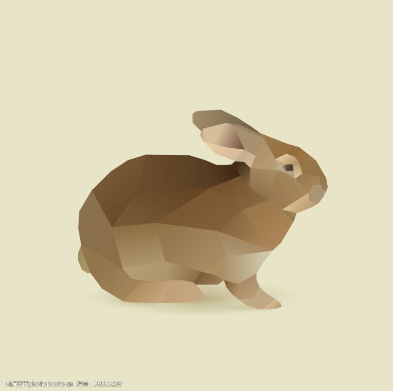 工笔兔兔子图片