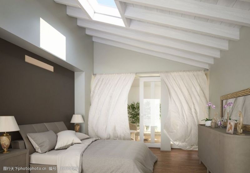 建筑家居温馨的卧室图片