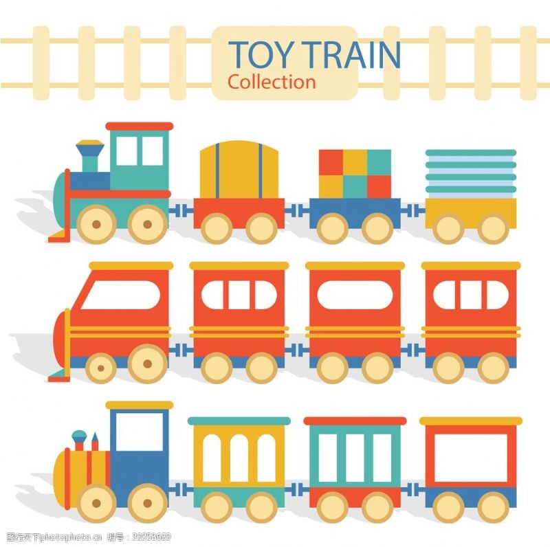 铁轨火车幼儿园素材图片