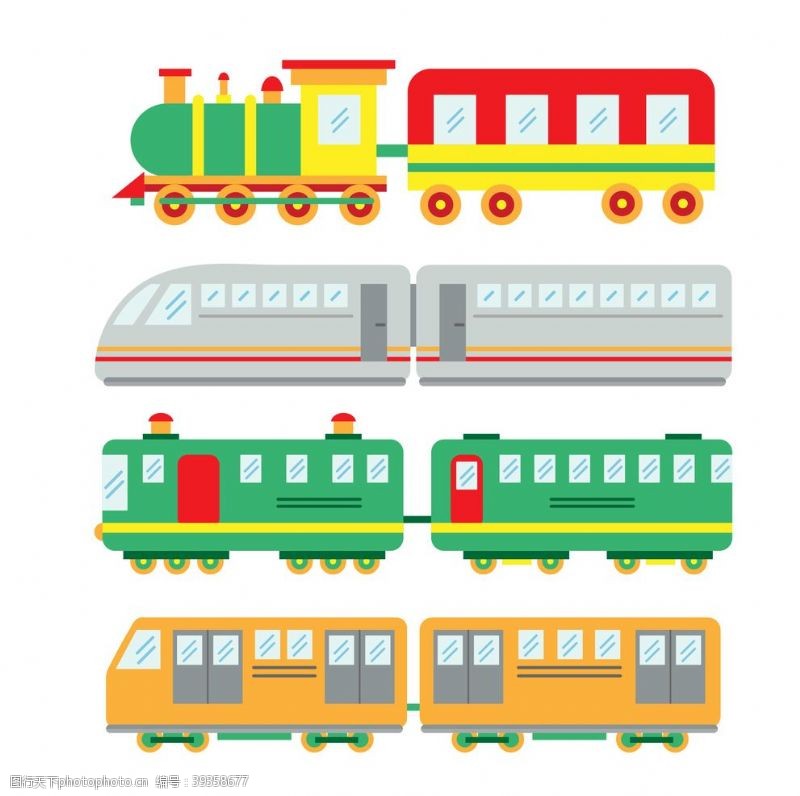 铁艺装饰火车幼儿园素材图片