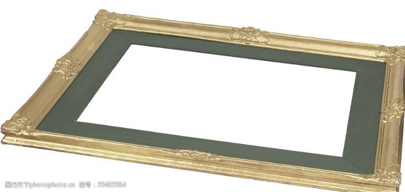 木制的金色金属铜制相框图片