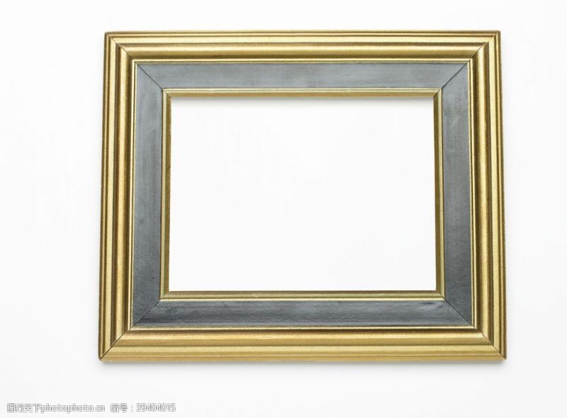 木制的金色金属相框图片