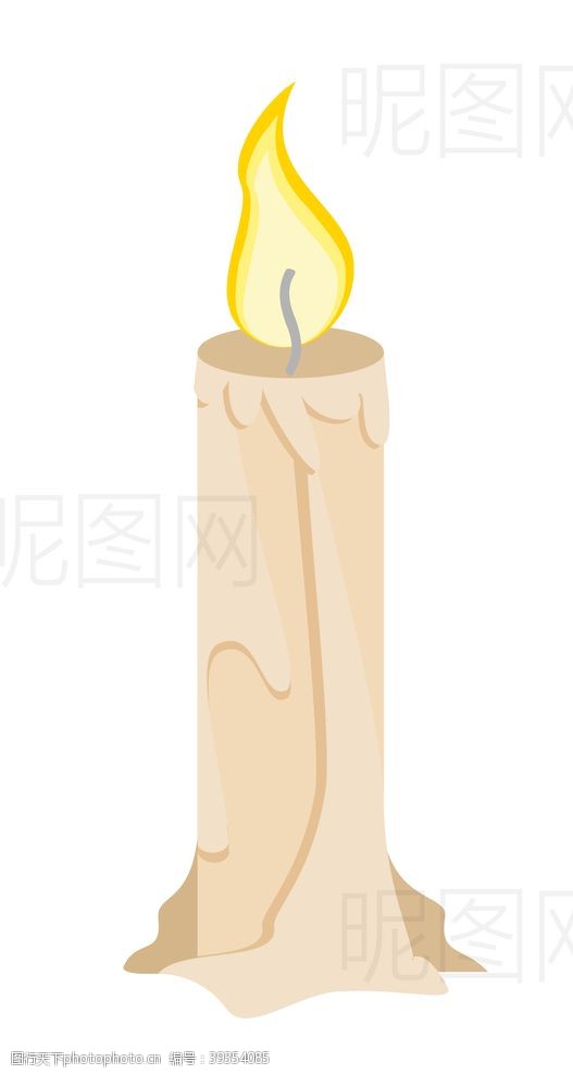 网页设计元素蜡烛图片
