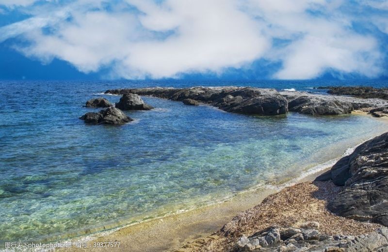 马自达漂亮的哥斯达黎加海景摄影图片