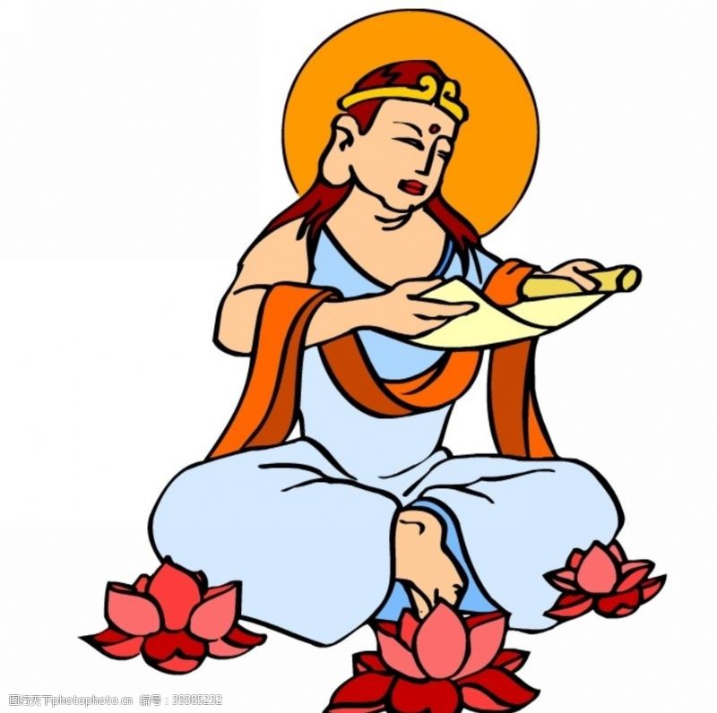 麒麟卡通宗教人物图片