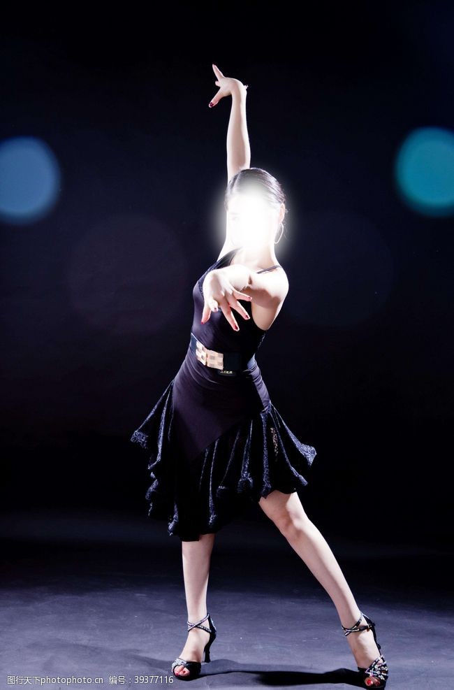 舞蹈者拉丁舞图片
