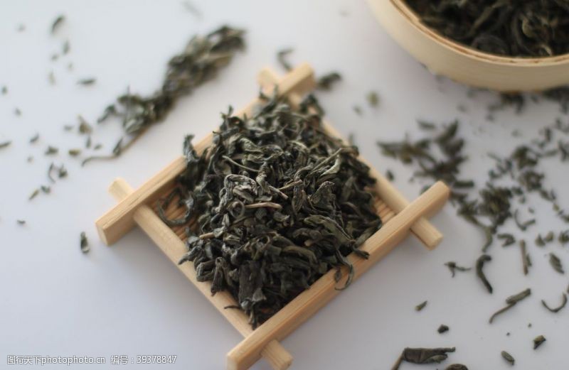 新茶上市素材绿茶茶叶图片