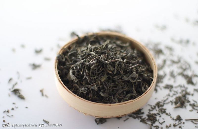 铁观音绿茶茶叶图片