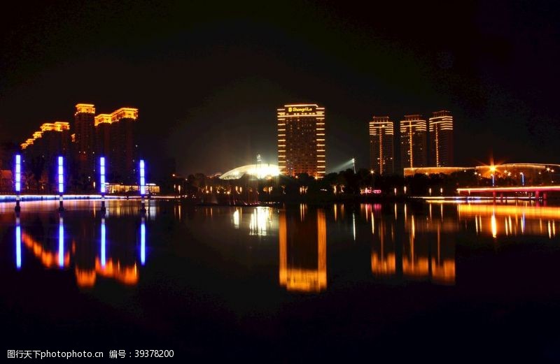 香格里拉酒店夜景图片
