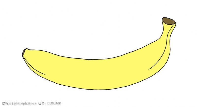 水果宣传手册香蕉卡通图片