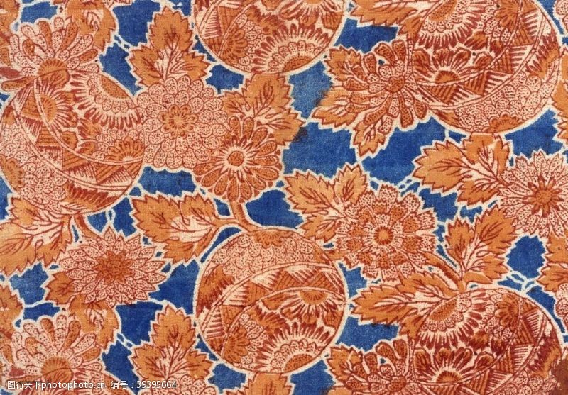 精美欧式手绘花纹布艺传统花纹图片