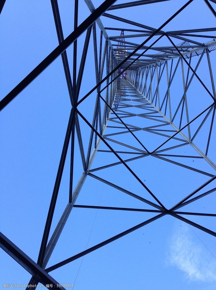 高压线塔电网铁塔图片