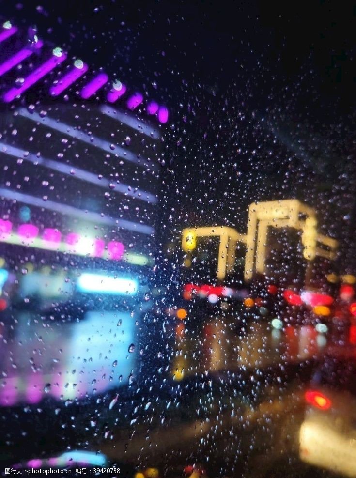 忧伤都市雨夜图片