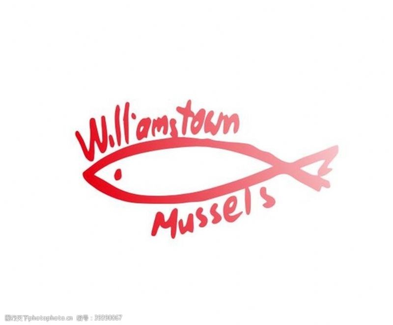英文标志鱼logo图片