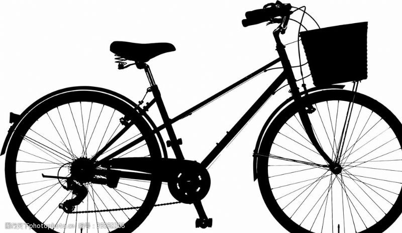 矢量交通工具自行车图片