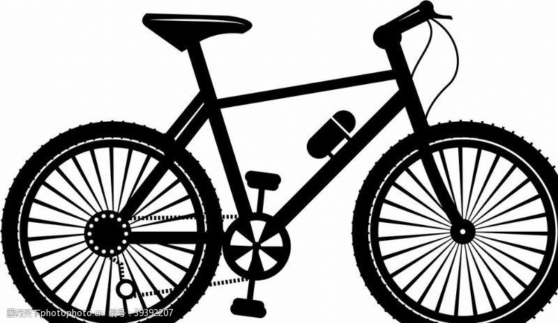 矢量交通工具脚踏车图片