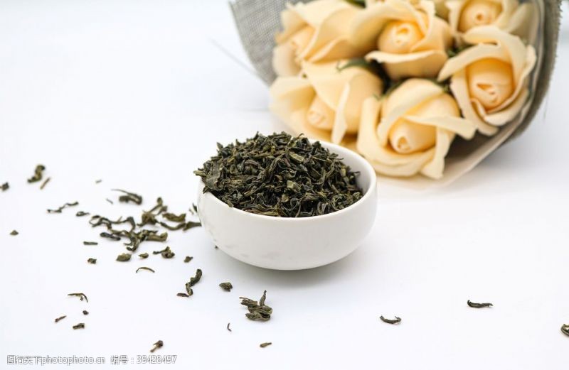 餐饮画册绿茶茶茶文化图片