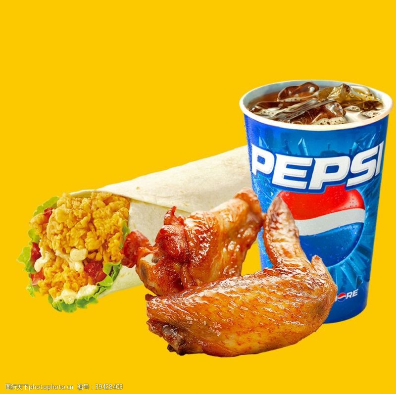 爆米花海报双人套餐鸡米花餐厅KFC图片