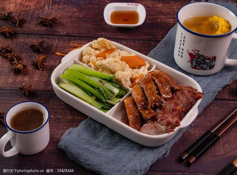 蛋蜜汁鸭腿饭鸭腿饭海报鸭腿饭展板图片