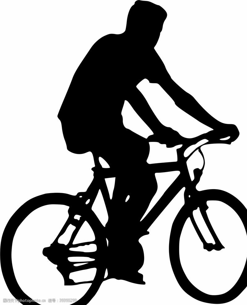 骑单车自行车图片