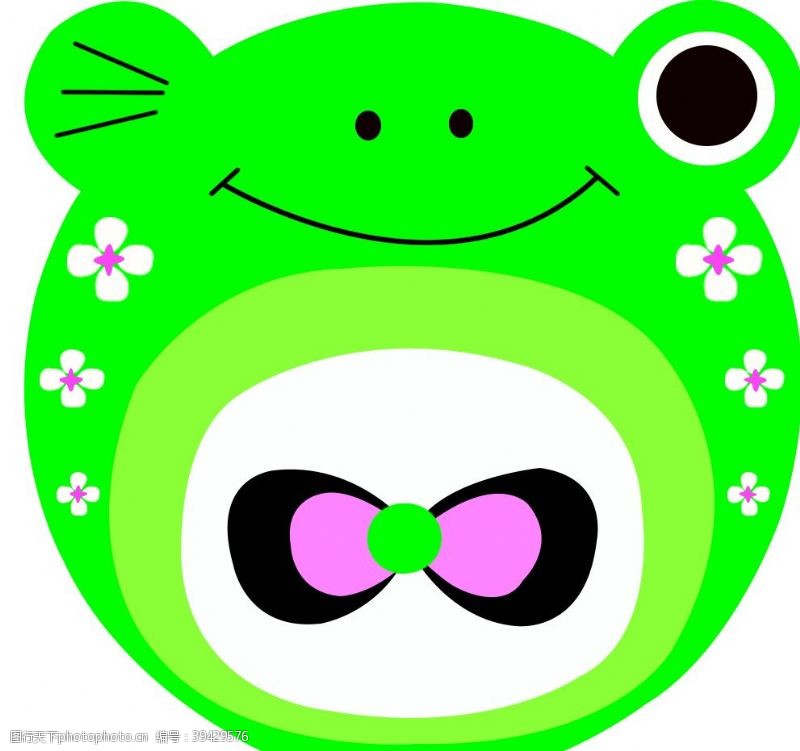 绿色青蛙卡通青蛙图片