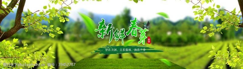 中国风素材茶叶茶饮活动促销优惠淘宝海报图片